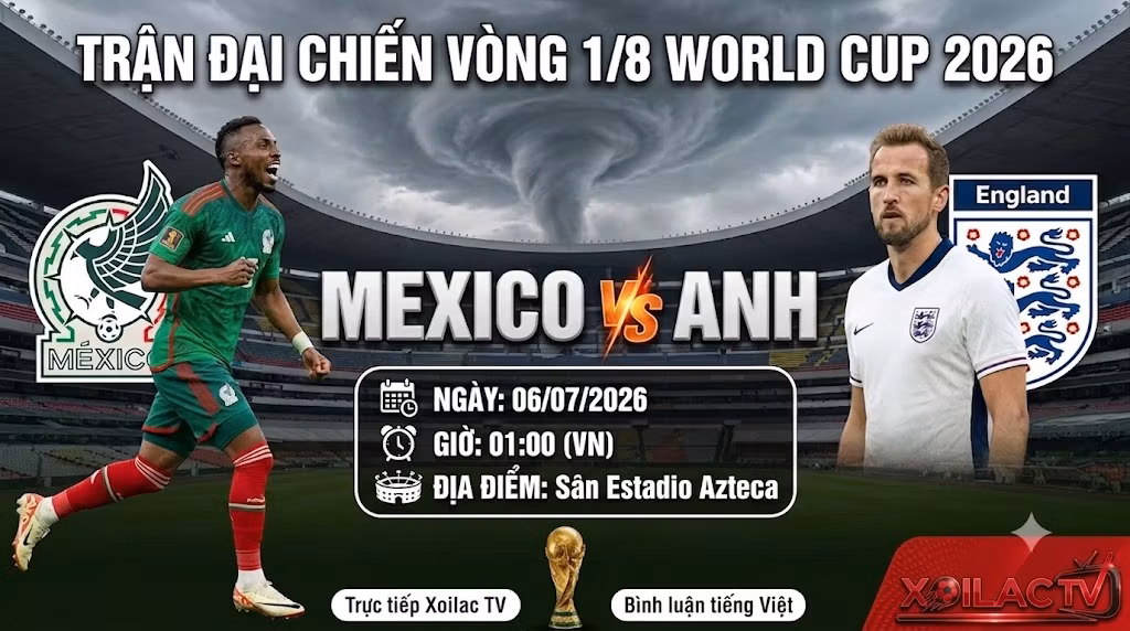 Nhận định Mexico vs Anh (01h00, Ngày 06/07): Khúc Cua Tử Thần Tại Hiểm Địa Azteca